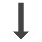 Arrow Long Down SVG Icon